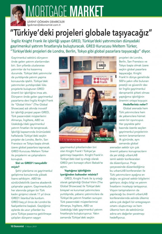 Mortgage Market: "Türkiye'deki projeleri globale taşıyacağız"