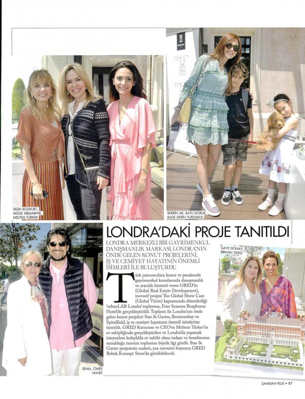 Londra'daki Proje Tanıtıldı